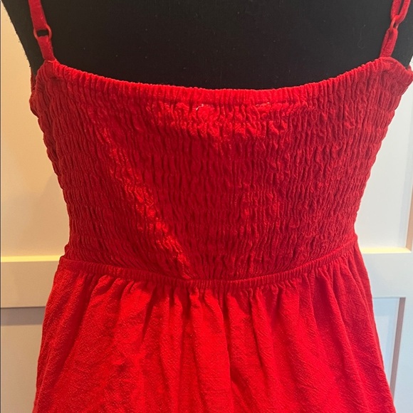 Monteau Vibrant Red Mini Dress - Picture 6 of 7